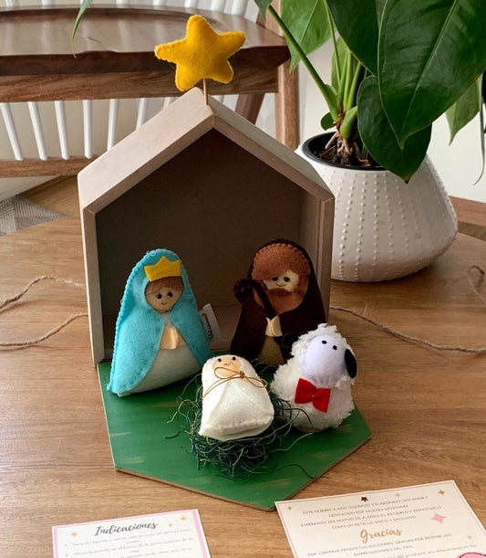 Pesebre hecho a mano