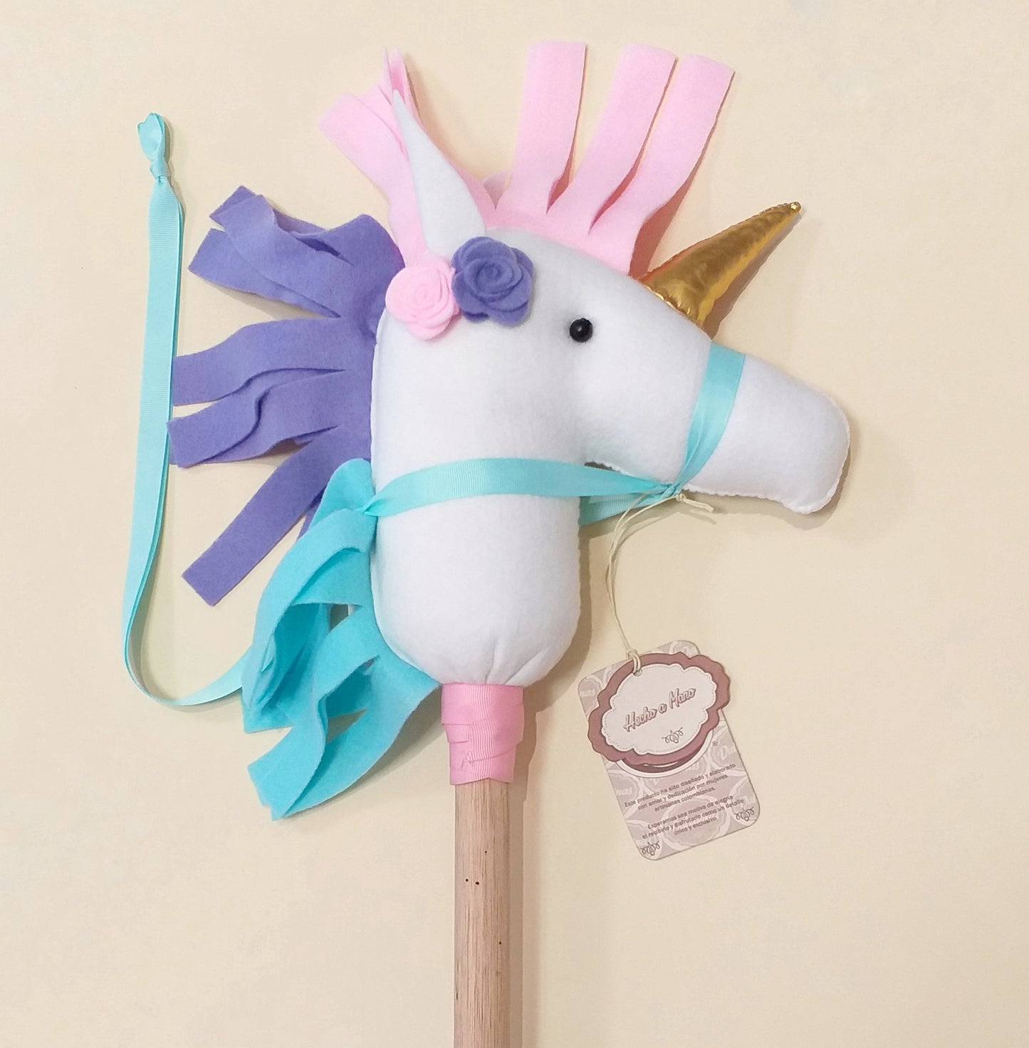 Unicornio de palo
